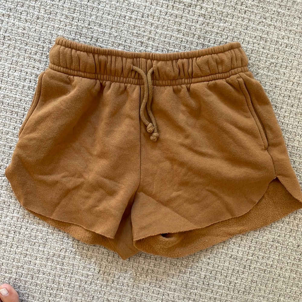 High waisted lounge shorts